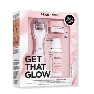 BNIB BeautyBio's Get That Glow Microneedling Discovery Set